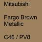 Preview: Mitsubishi, Fargo Brown Metallic, C46 / PV8.